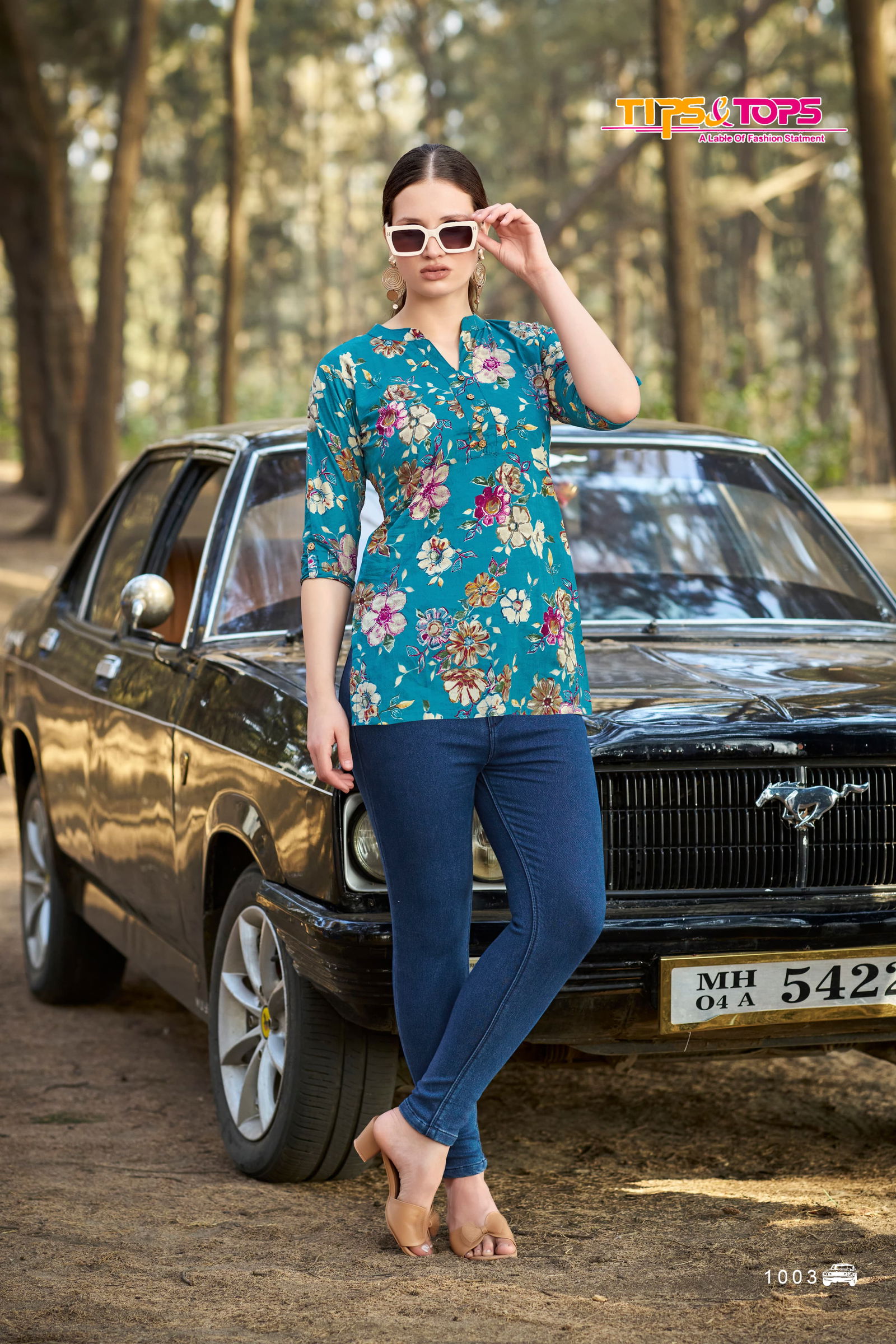 Cotton Shorties Vol 7 By Tips And Tops Cotton Printed Ladies Top Orders In India